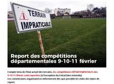 REPORT DES COMPETITIONS