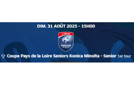 Coupe des Pays de la Loire 1er Tour